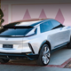 The Cadillac Lyriq concept, meant to be powered with Ultium batteries developed with LG.